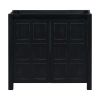 [Cabinet Only] 36" Bathroom Vanity-Retro Espresso