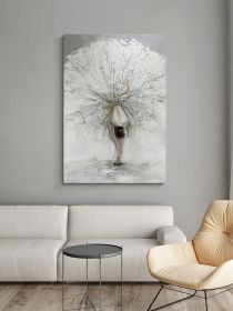 Hot sale Dancing Girl Oil Painting on Canvas Hand Painted abstract figure wall art picture for living room home decor (size: 90X120cm)