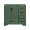 [Cabinet Only] 36" Traditional Bathroom Vanity(Sink not included)